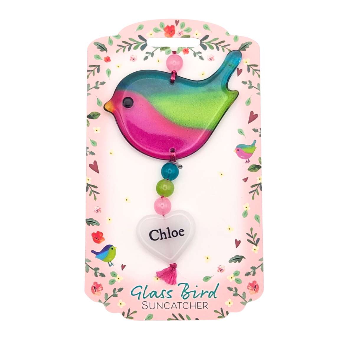 Glass Bird Suncatcher - Chloe