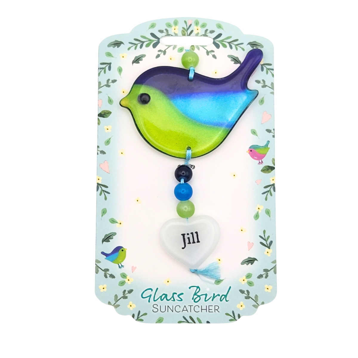 Glass Bird Suncatcher - Jill