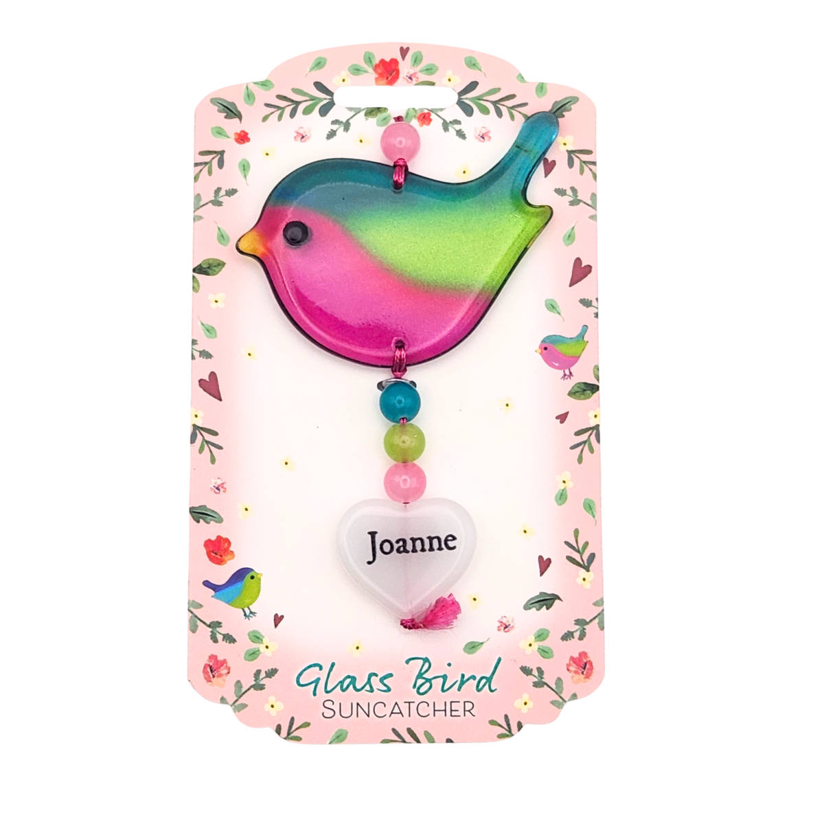 Glass Bird Suncatcher - Joanne
