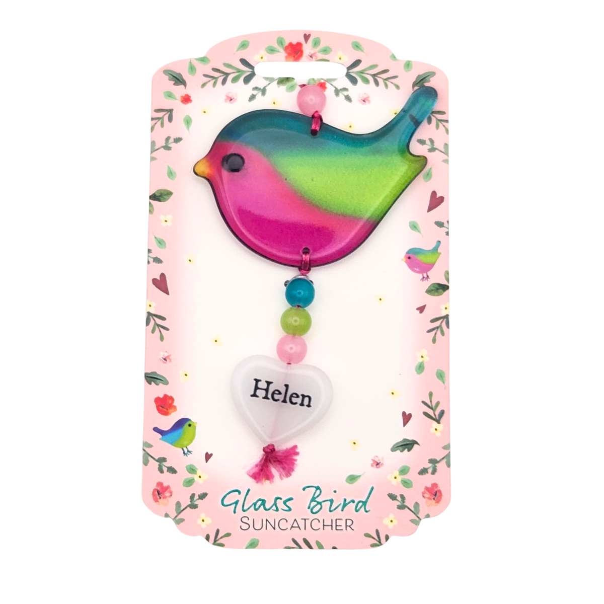 Glass Bird Suncatcher - Helen