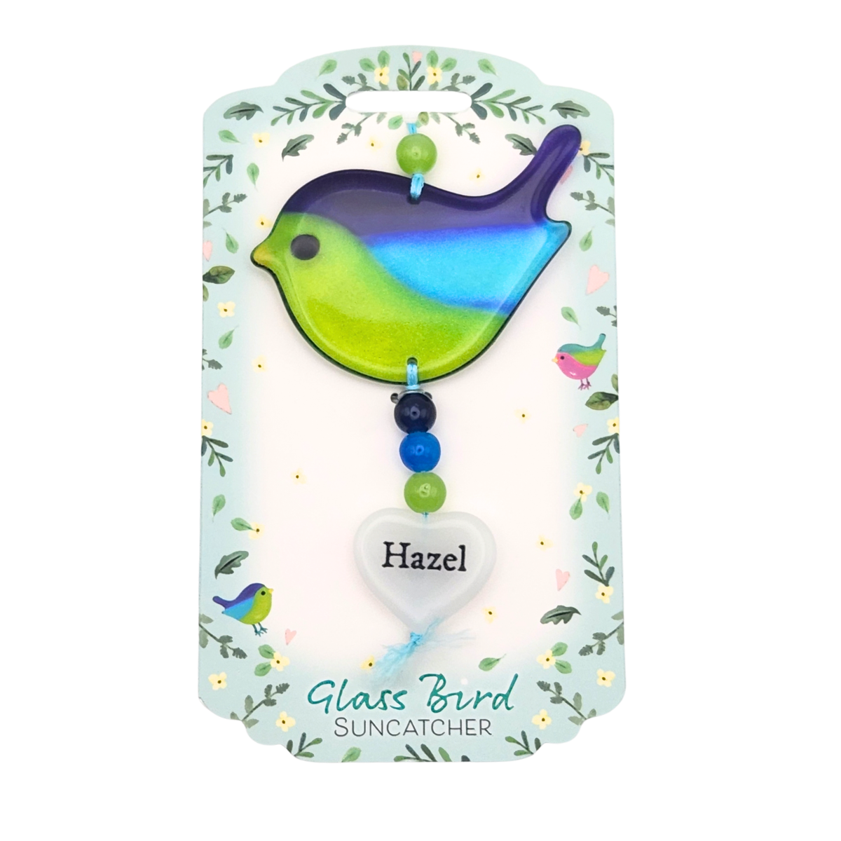 Glass Bird Suncatcher - Hazel