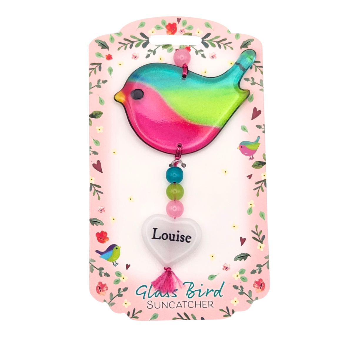 Glass Bird Suncatcher - Louise