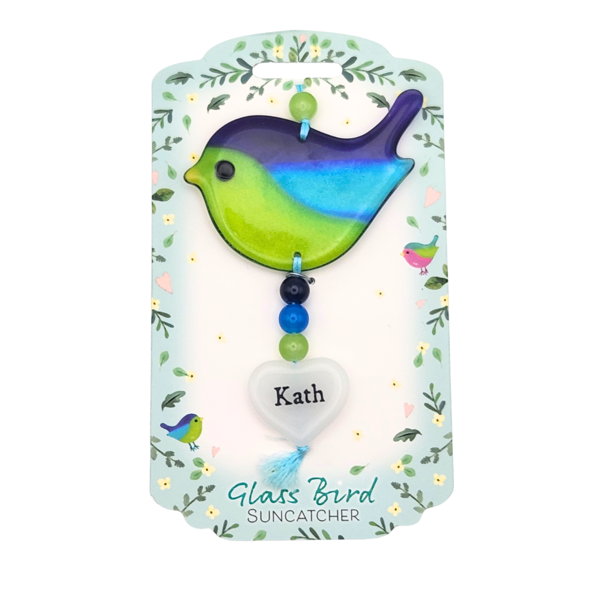 Glass Bird Suncatcher - Kath
