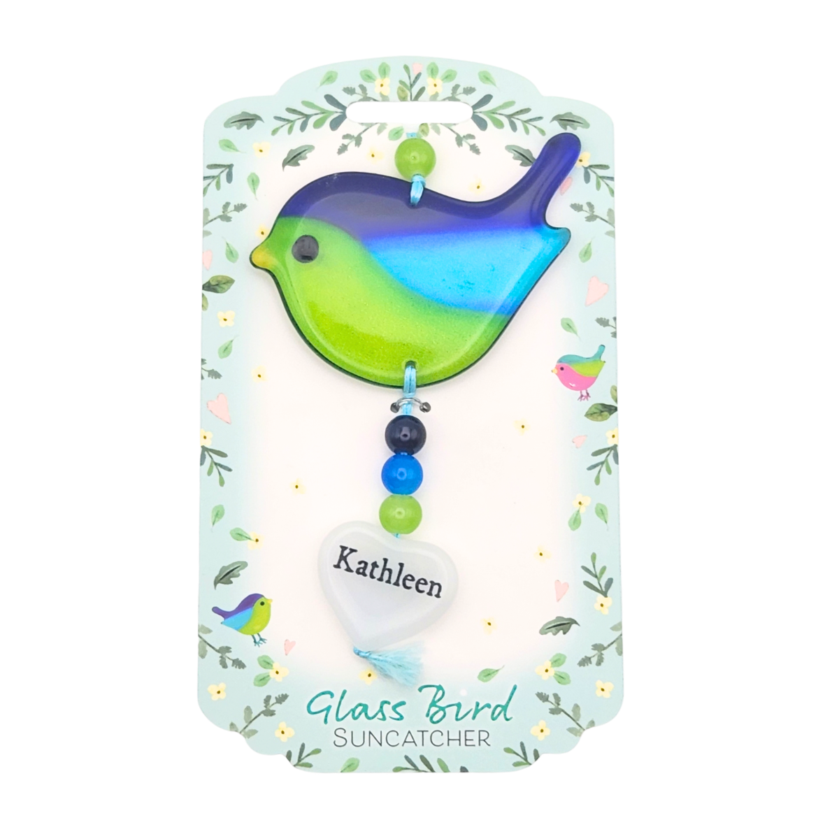 Glass Bird Suncatcher - Kathleen