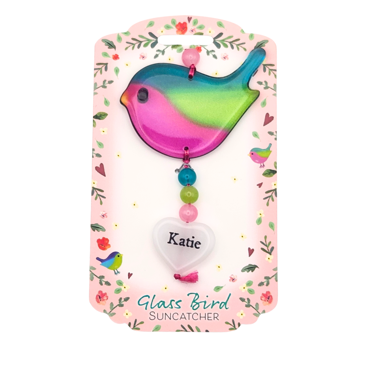 Glass Bird Suncatcher - Katie