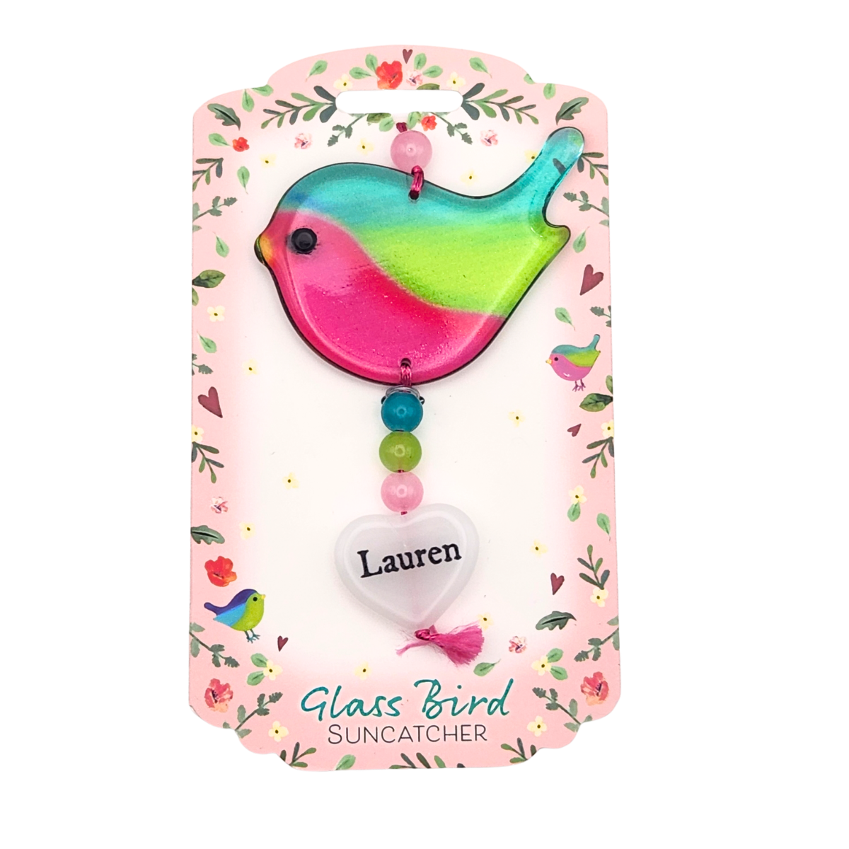 Glass Bird Suncatcher - Lauren