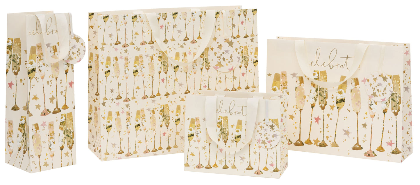 Gift Bottle Bag - Flutes