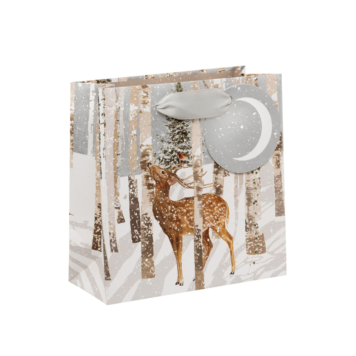 Christmas Gift Bag Small - Silverwood Stags