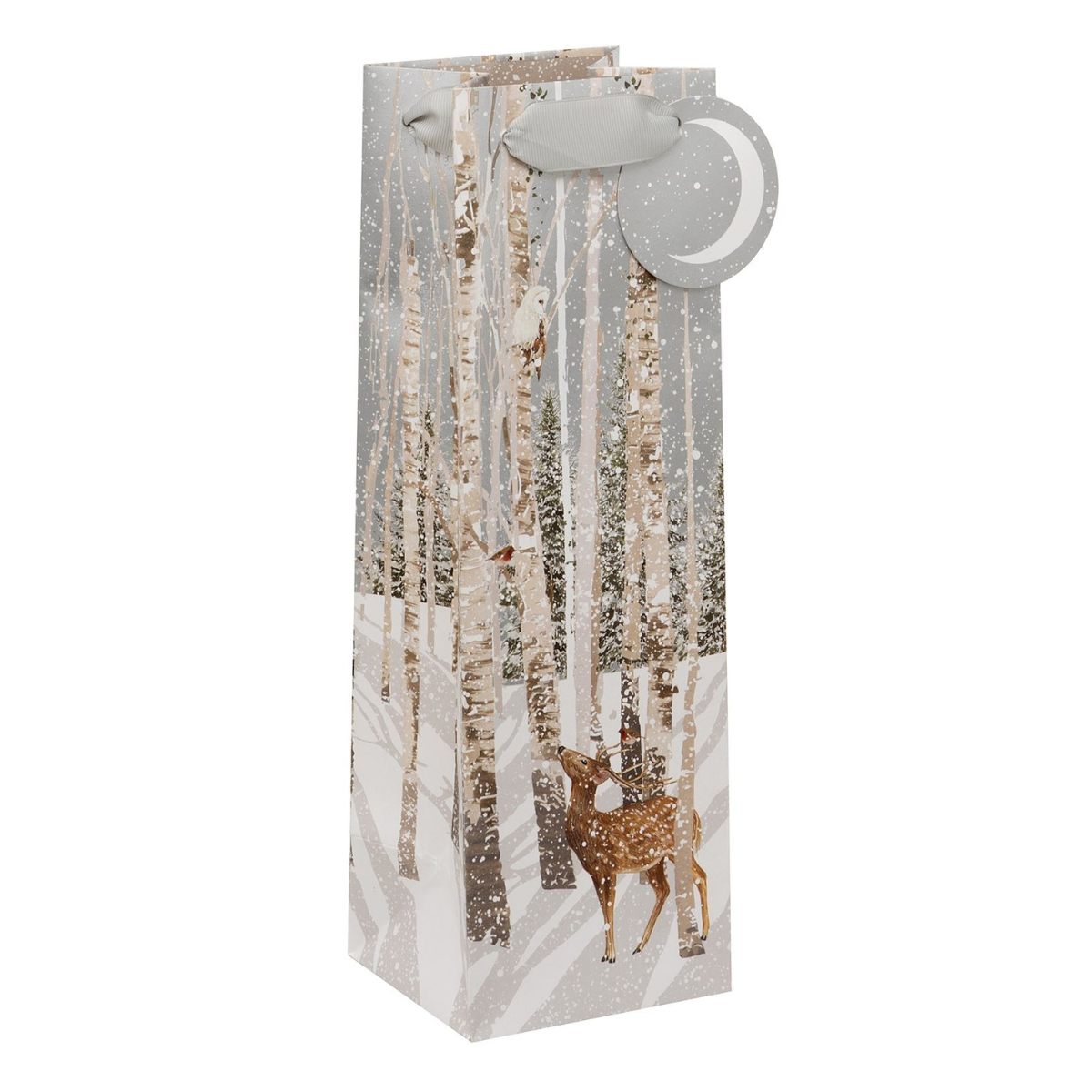 Christmas Gift Bottle Bag - Silverwood Stags