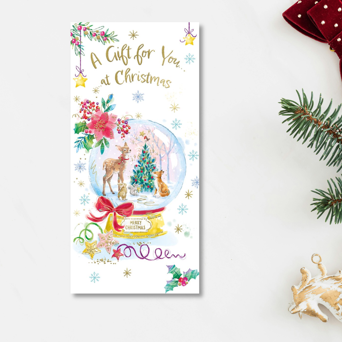 Money Wallet Christmas - Awash With Colour Snowglobe