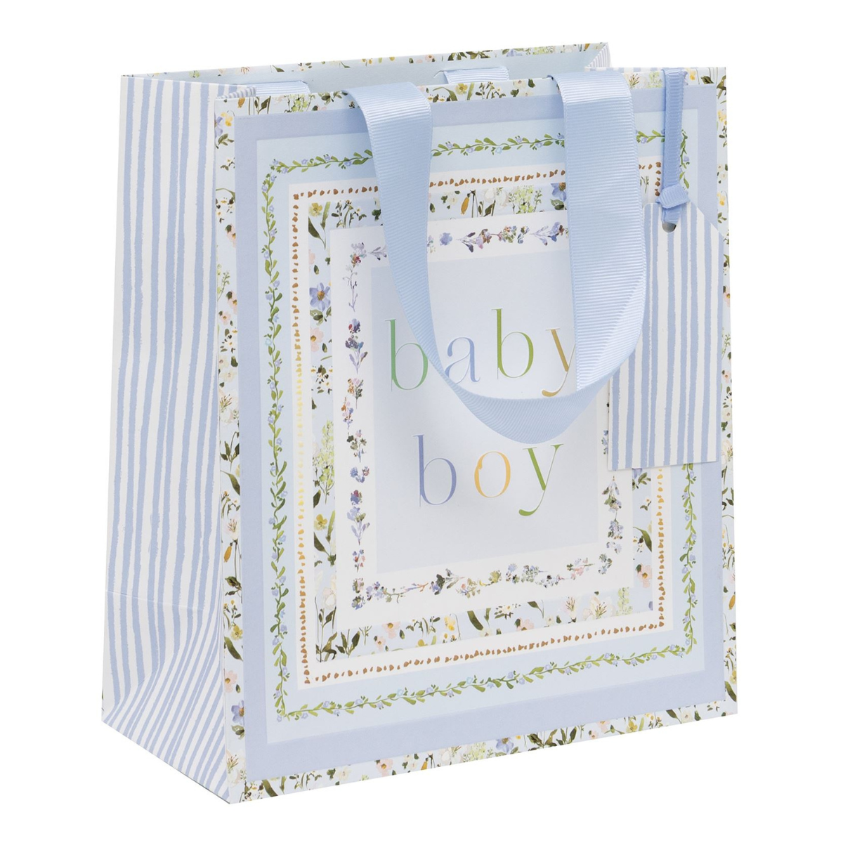 Gift Bag Medium - Baby Boy Bloom