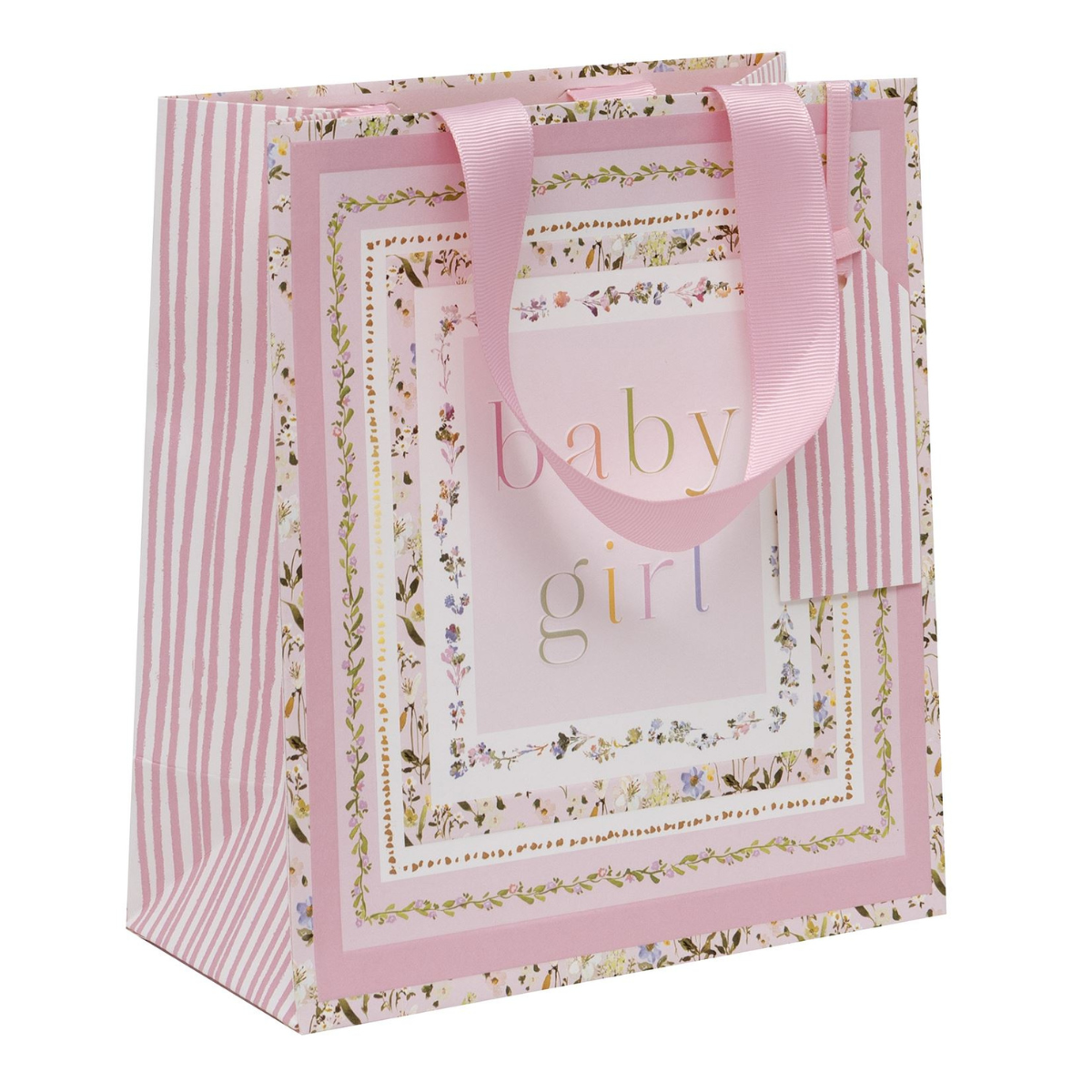 Gift Bag Medium - Baby Girl Bloom
