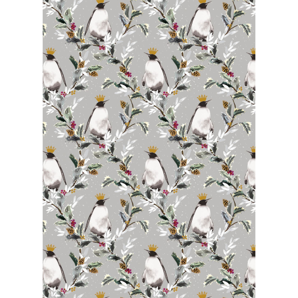 Christmas Giftwrap - Crowned Emperor