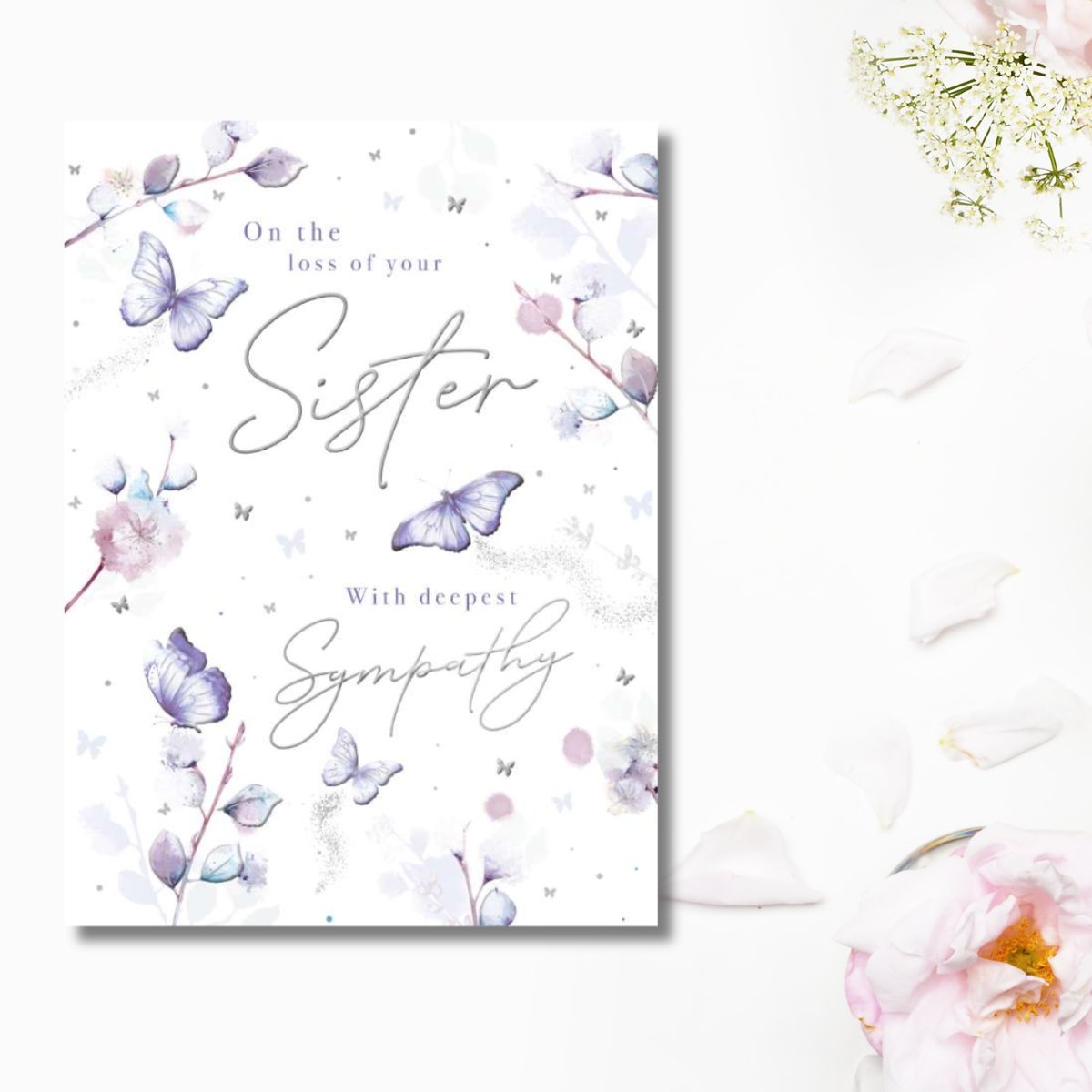 Sympathy Card Loss Of Sister - Butterflies