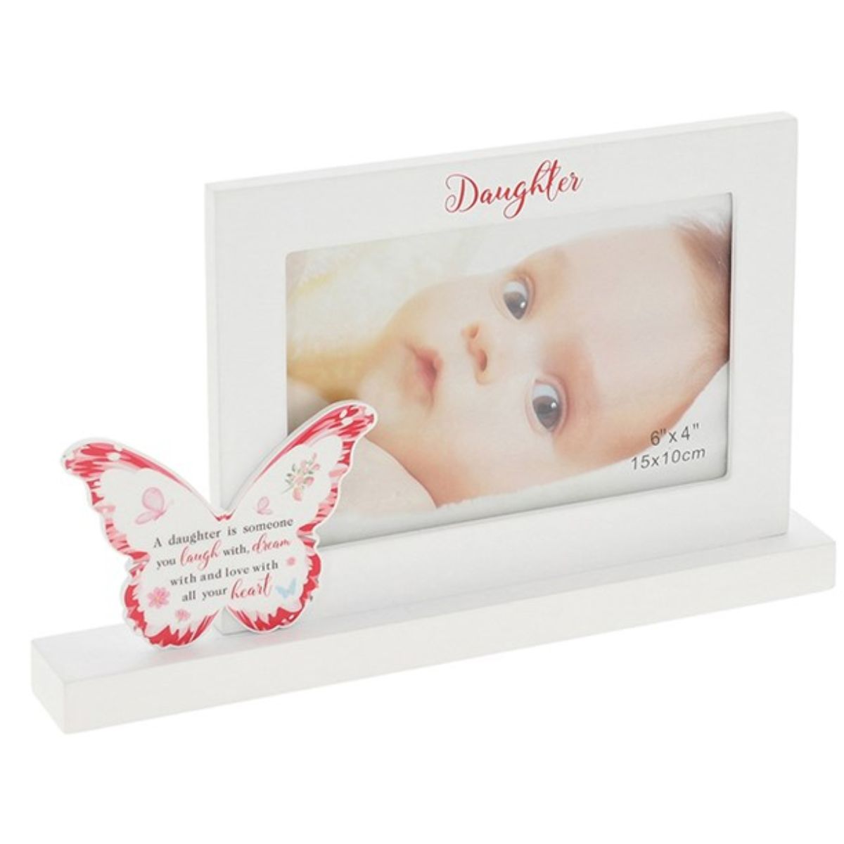 Butterfly Kisses Photo Frame - Daughter