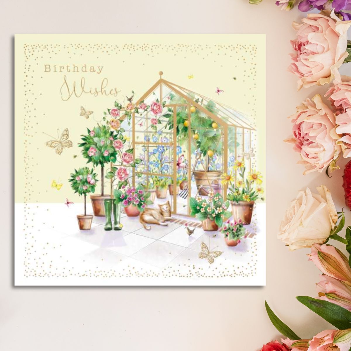 Chez-Lee Birthday Card - Greenhouse