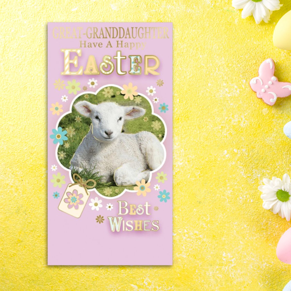 Easter Money Wallet - Great Granddaughter Lamb