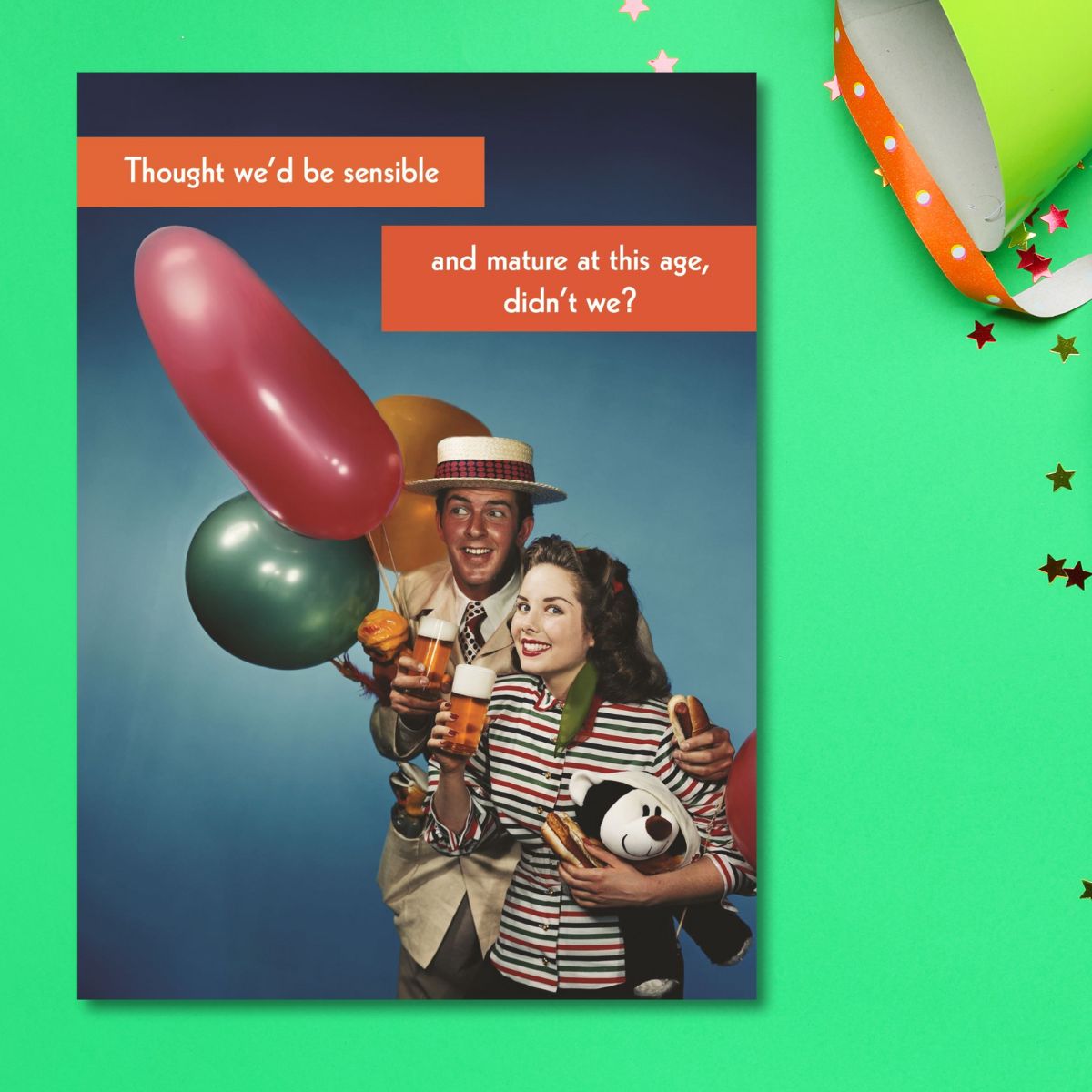 Gee Gee Funny Card - Sensible & Mature