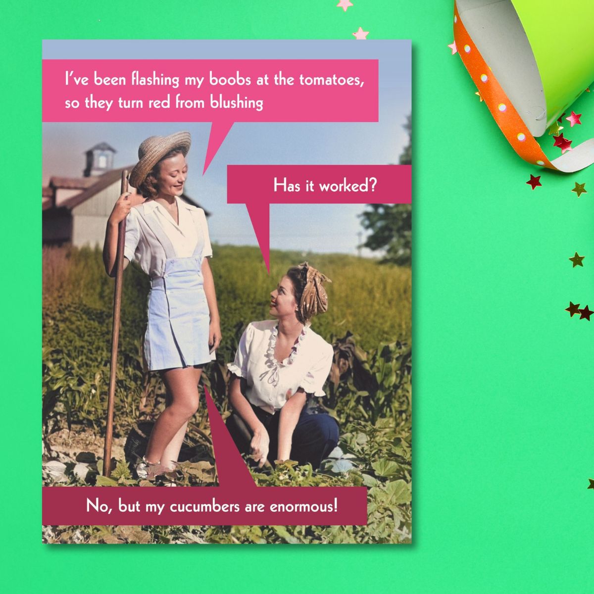 Gee Gee Funny Card - Flashing My Boobs