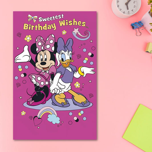 Disney Minnie Mouse Birthday Card - Sweetest Birthday Wishes
