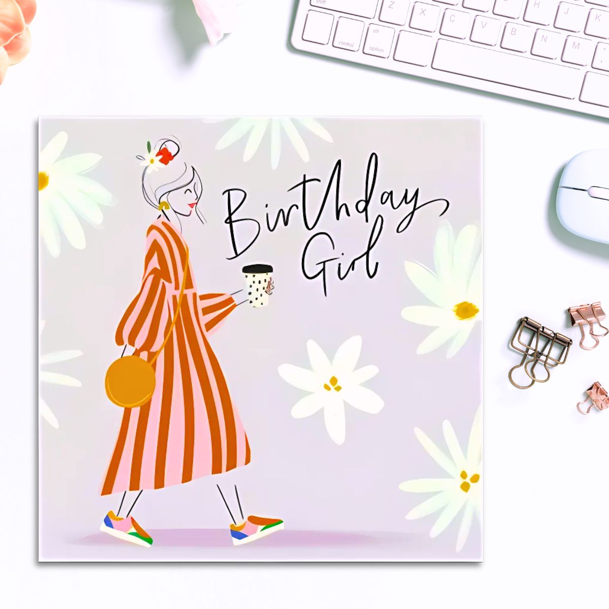 Mimosa Fizz Birthday Card - Birthday Girl