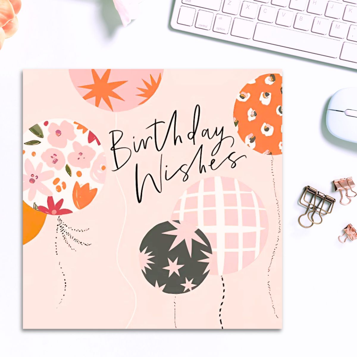 Mimosa Fizz Birthday Card - Birthday Wishes