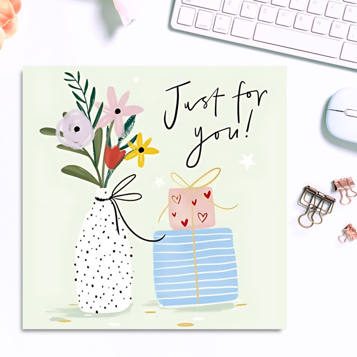 Mimosa Fizz Birthday Card - Just For You!