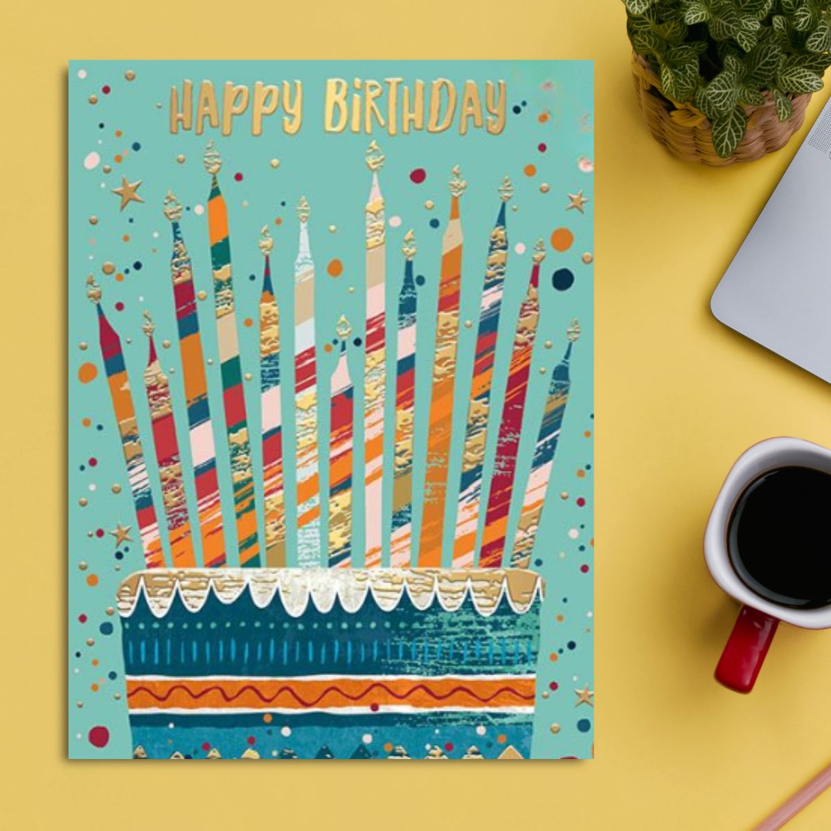 Lumino Birthday Card - Birthday Cake