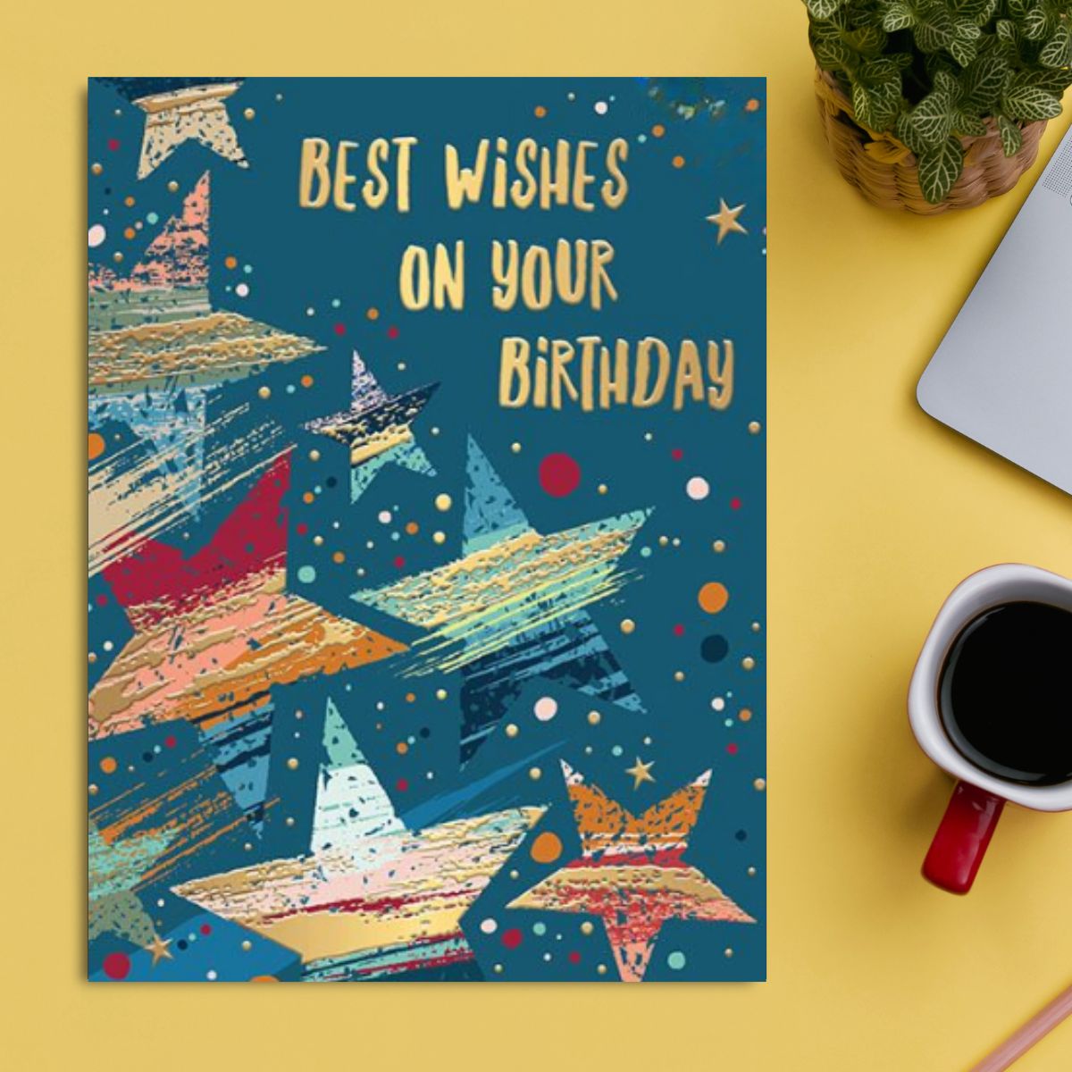 Lumino Birthday Card - Birthday Stars