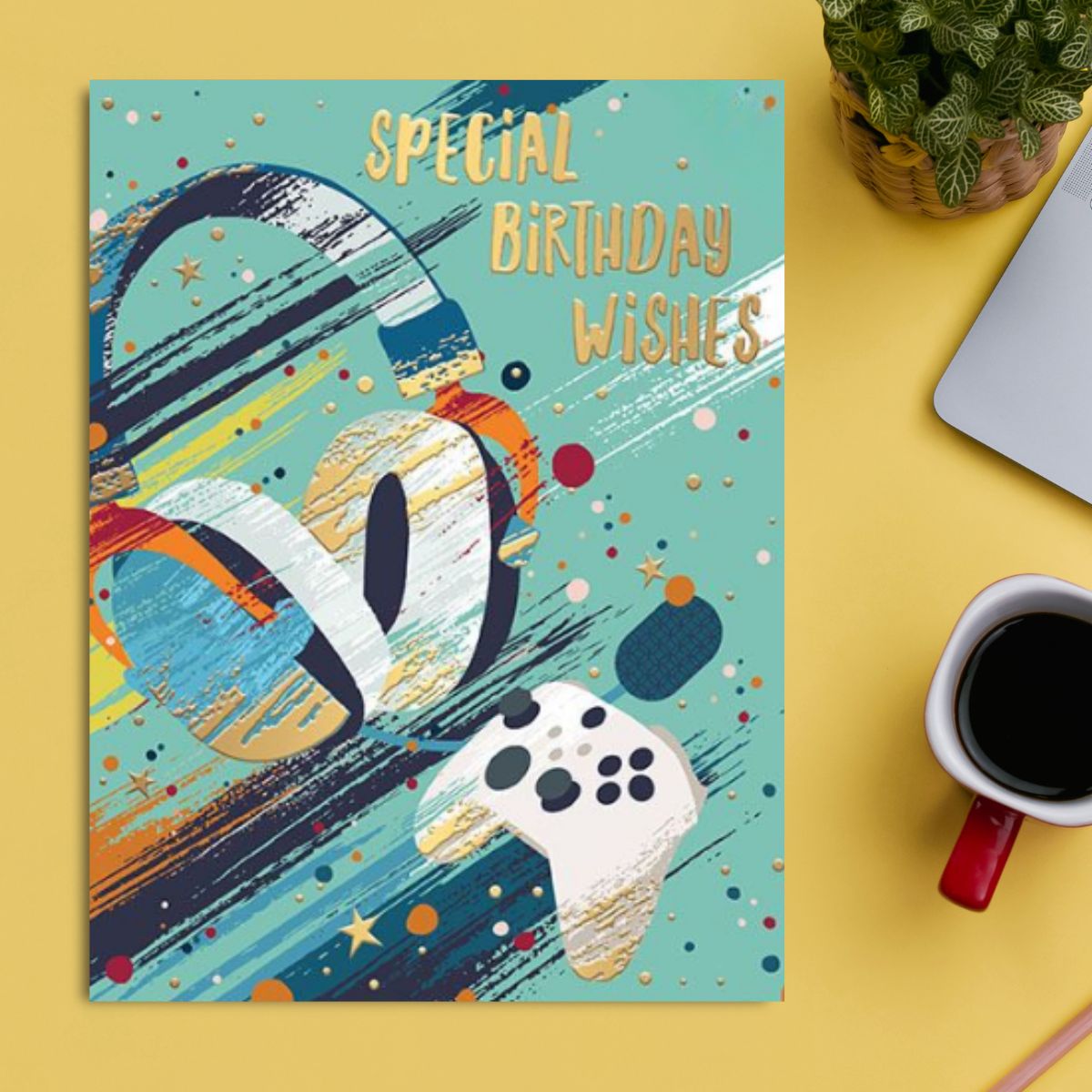 Lumino Birthday Card - Birthday Gamer