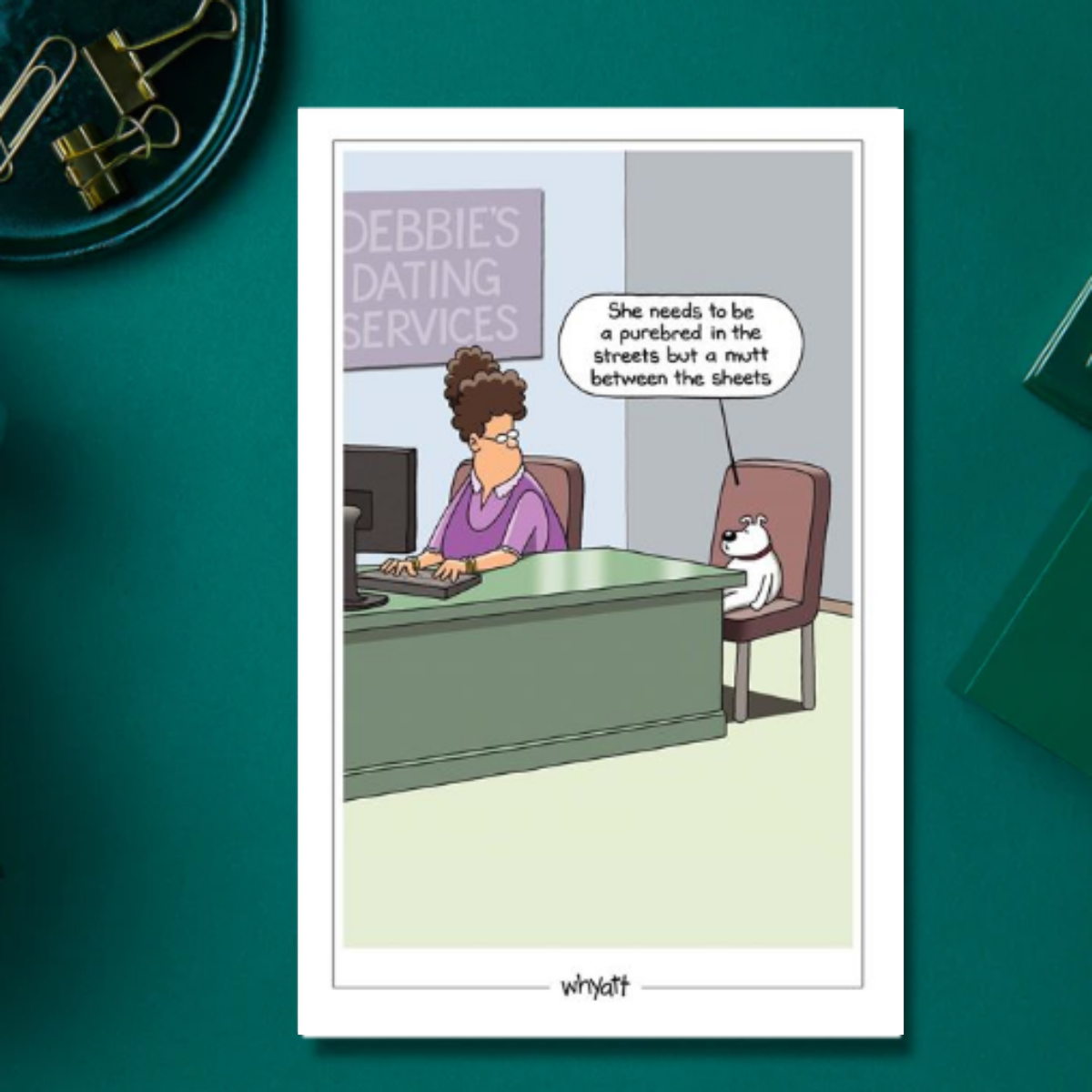 Traces Of Nuts Funny Card - Dating Services