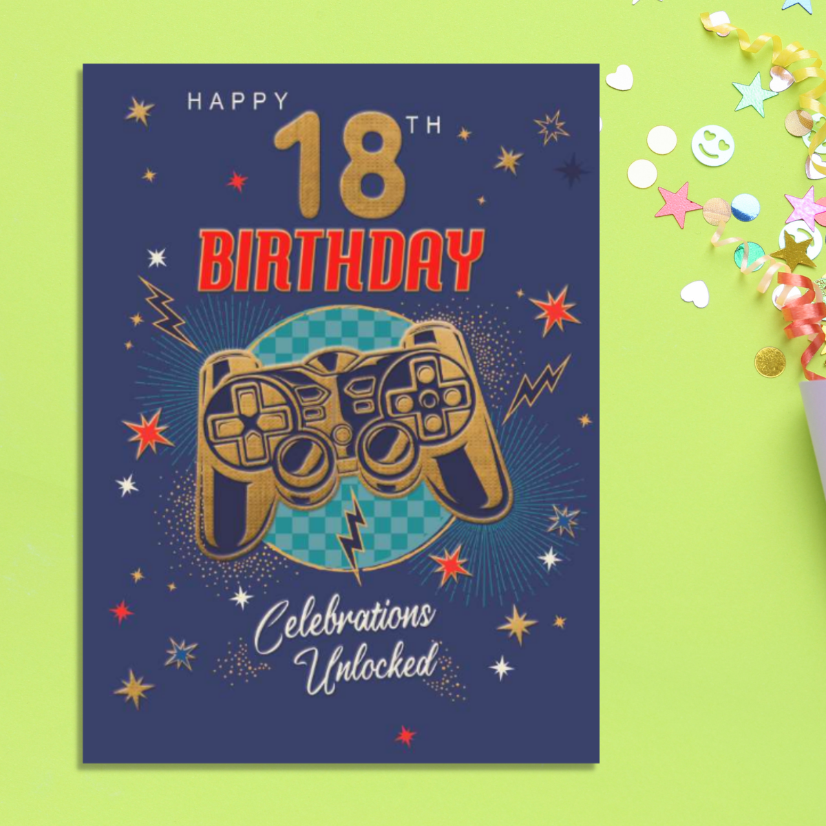 18th Birthday Card - Fella Gamer