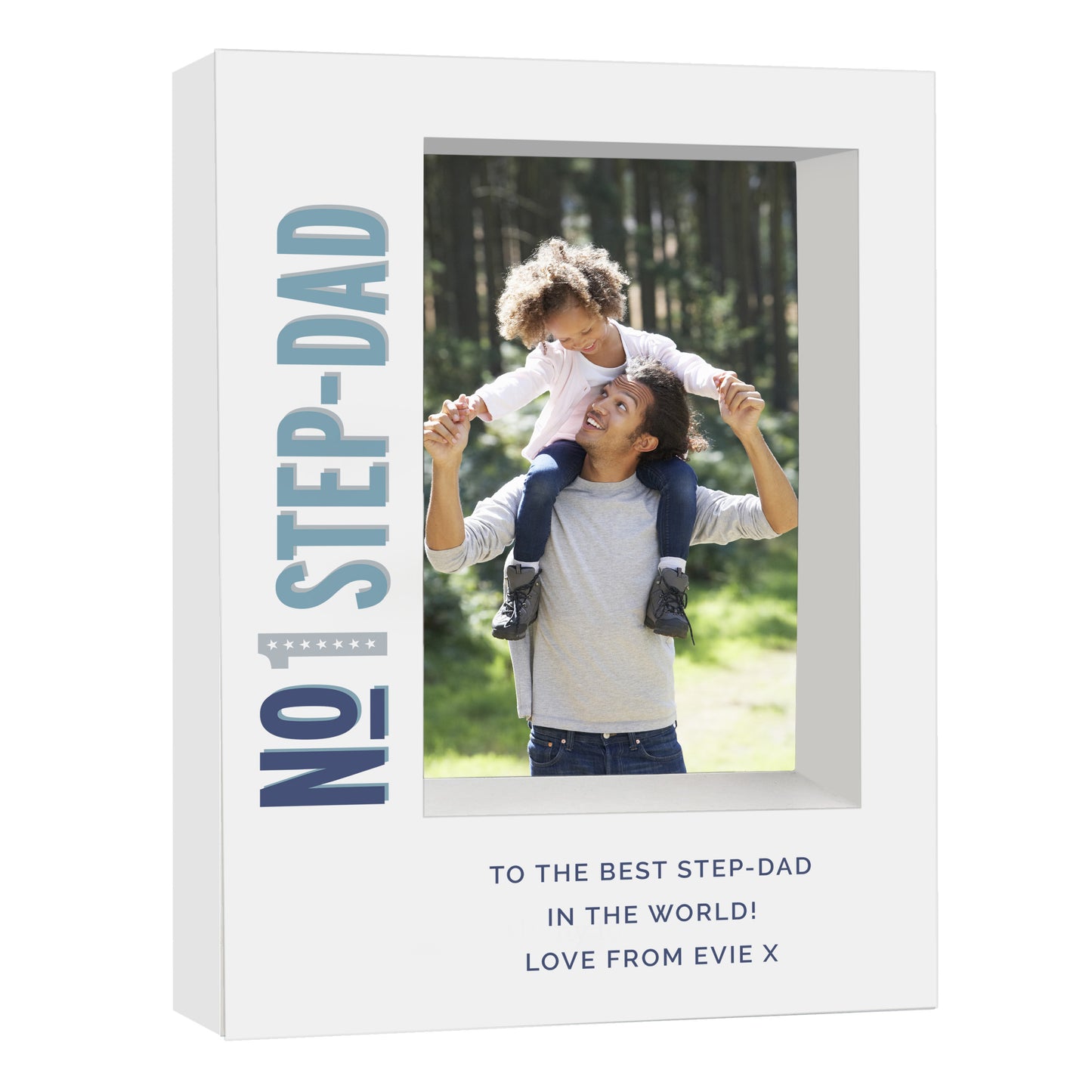 Daddy Gift - No.1 5x7 Box Photo Frame