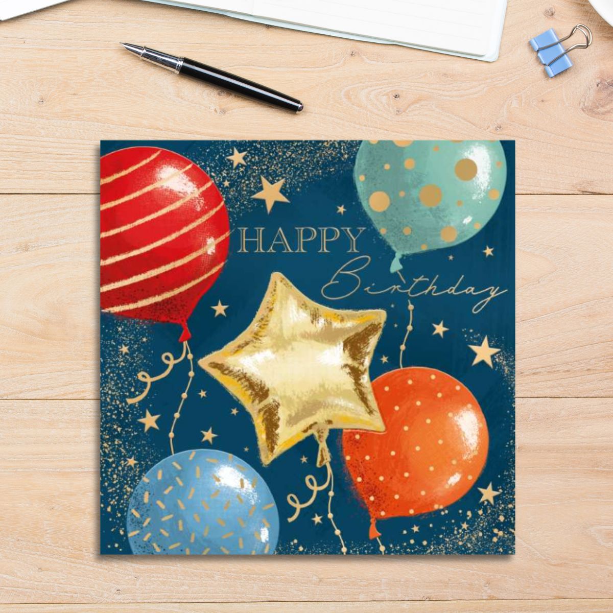 Verve Birthday Card - Birthday Balloons