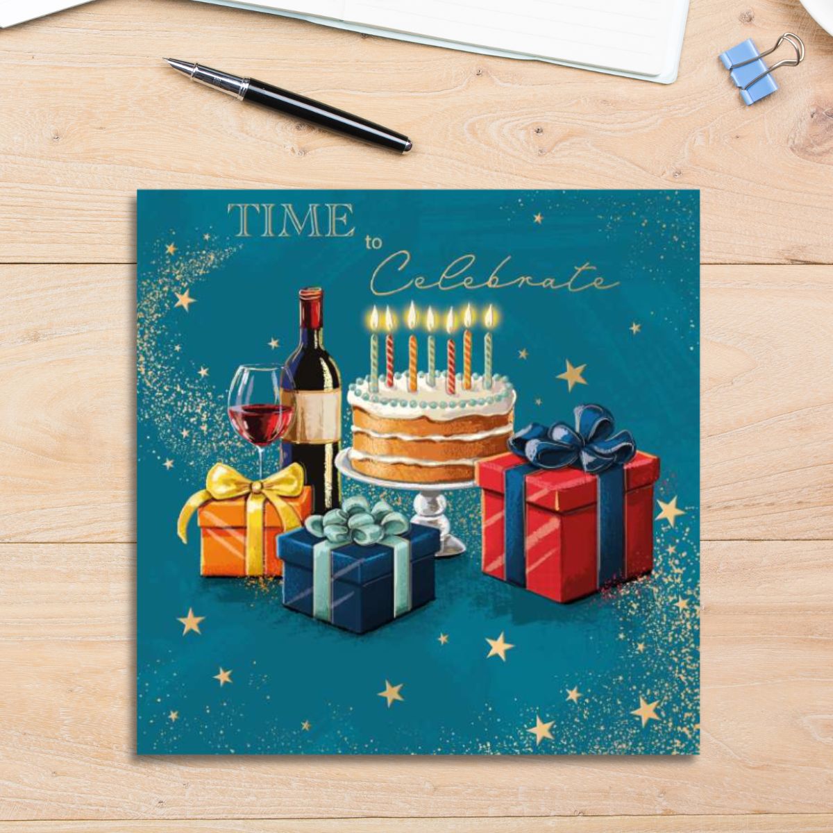 Verve Birthday Card - Time To Celebrate