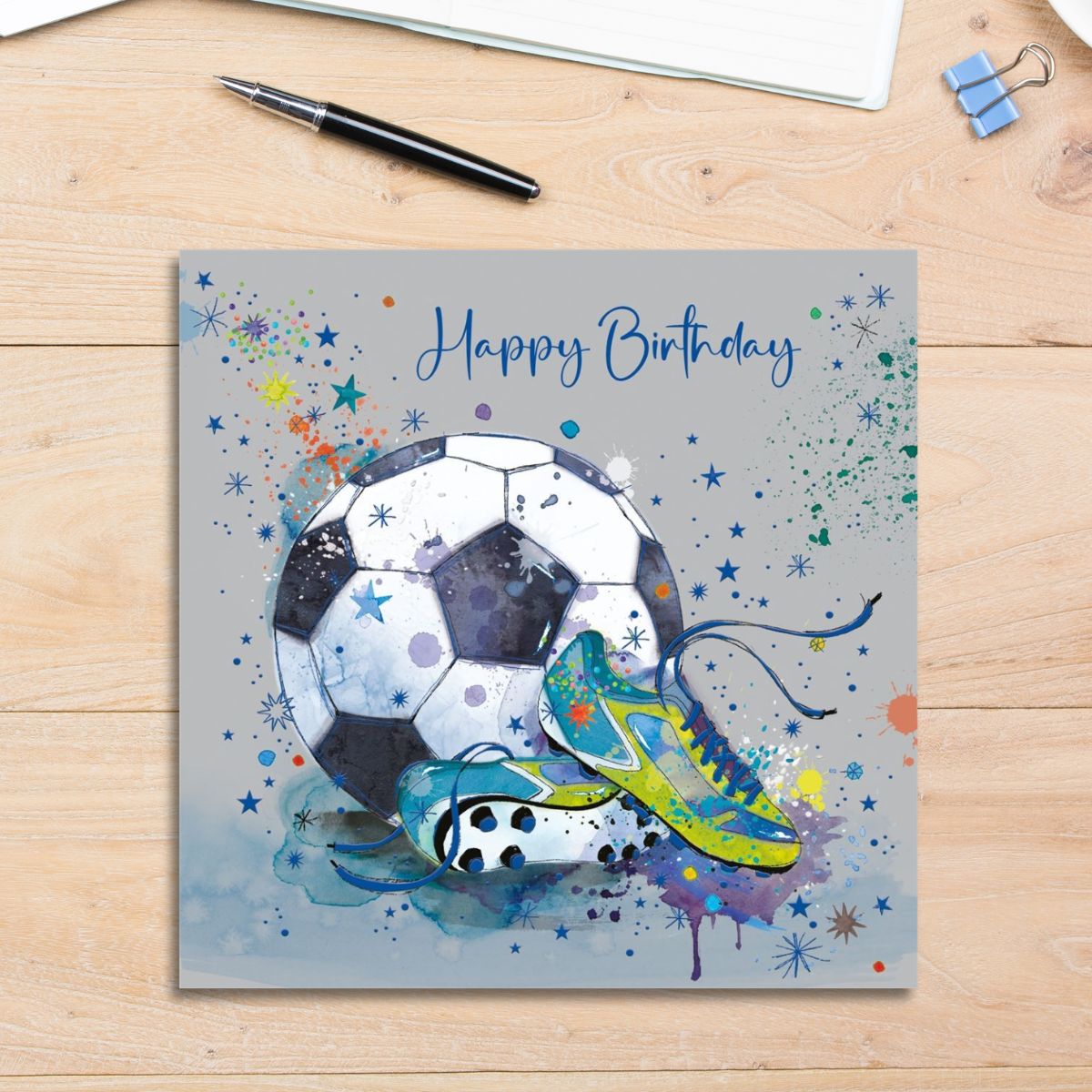 Carnival Birthday Card - Football