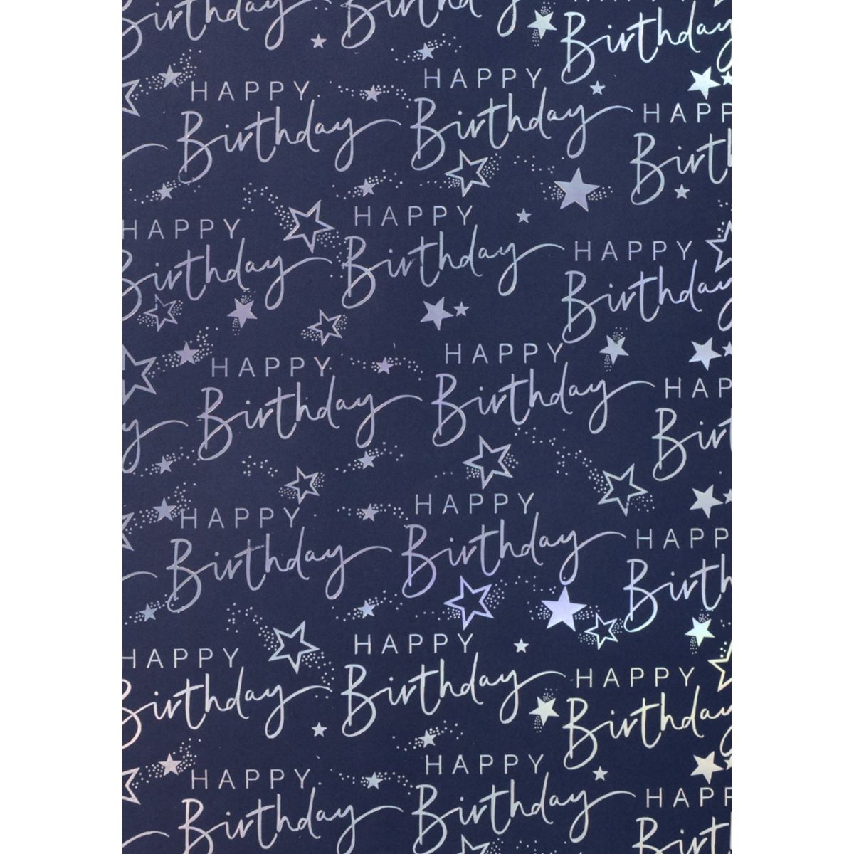 Giftwrap - Luxury Blue Script