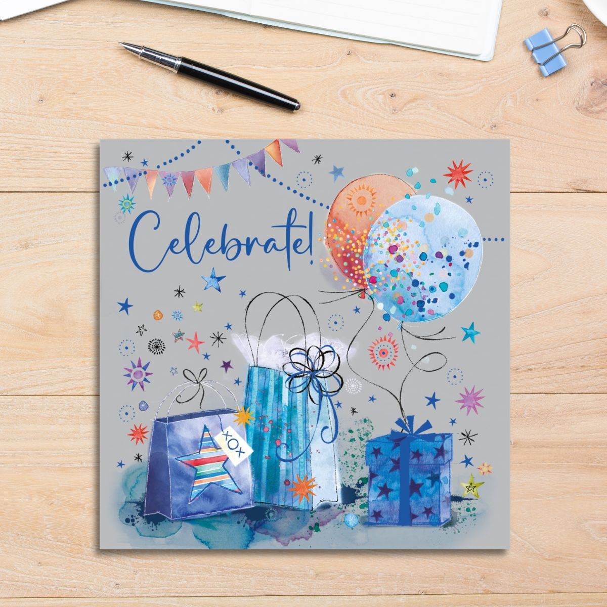 Carnival Birthday Card - Celebrate!