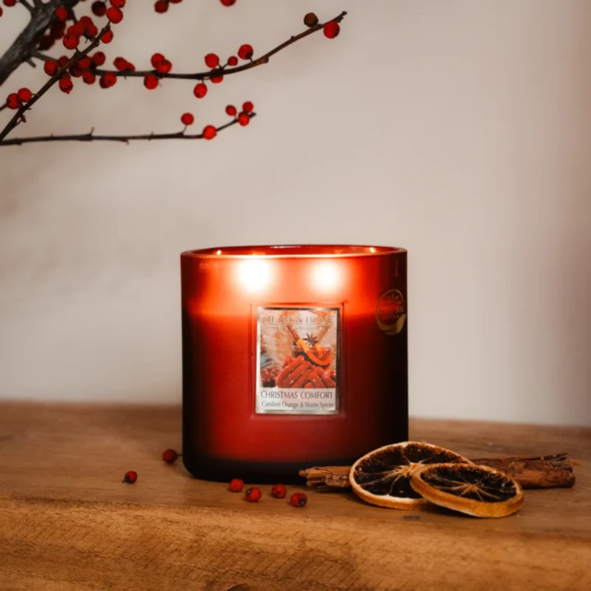 Heart & Home Gift Set - Twin Wick Candle & Carousel