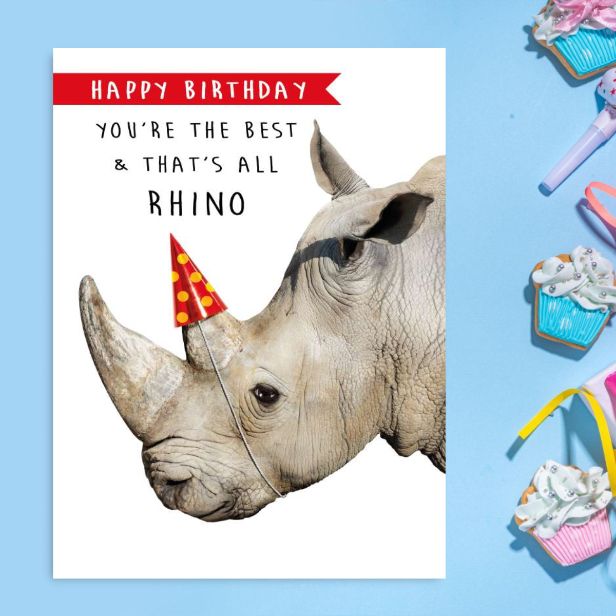 Picture This Funny Birthday Card - That's All Rhino