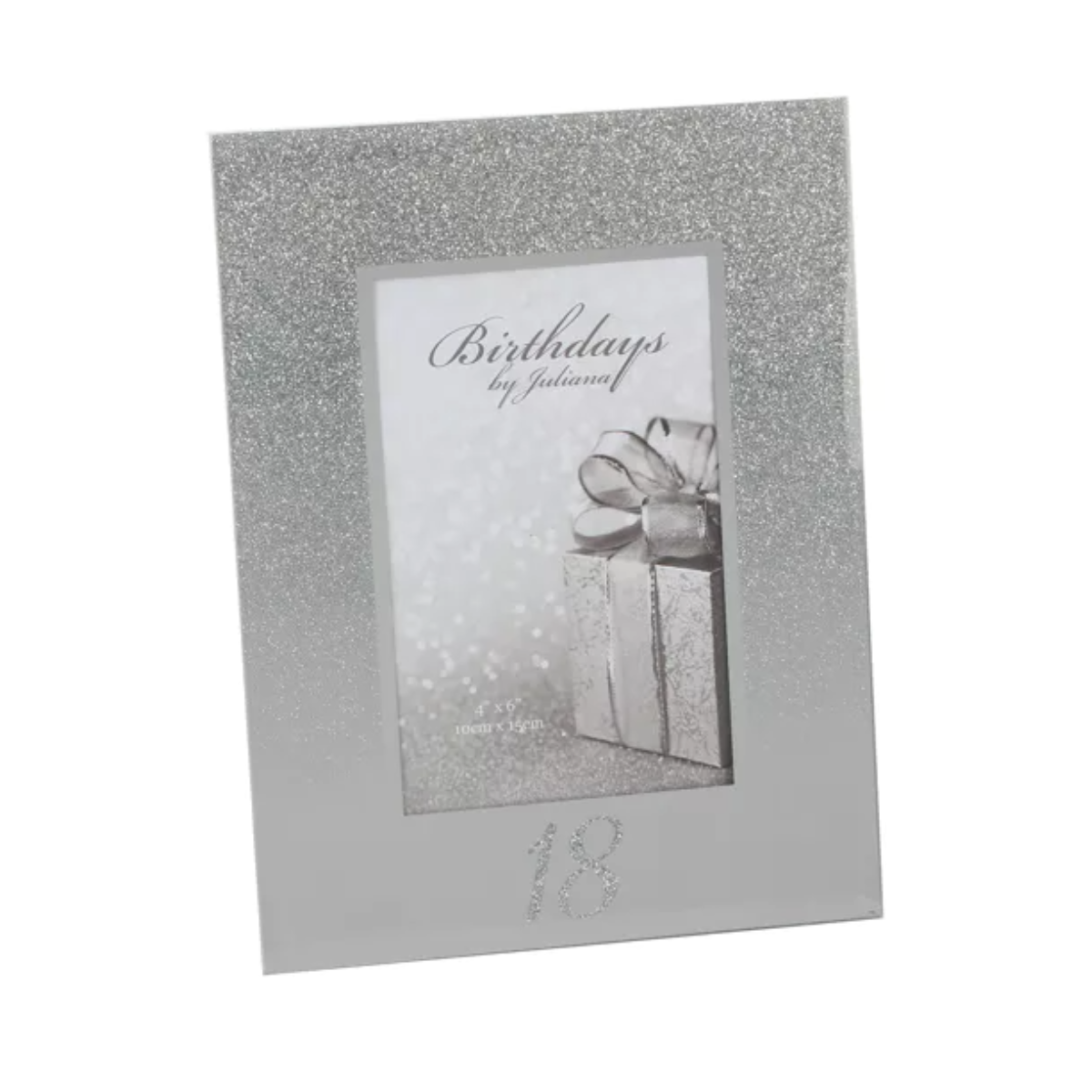 Age 18 Gift - Glitter Mirror Photo Frame