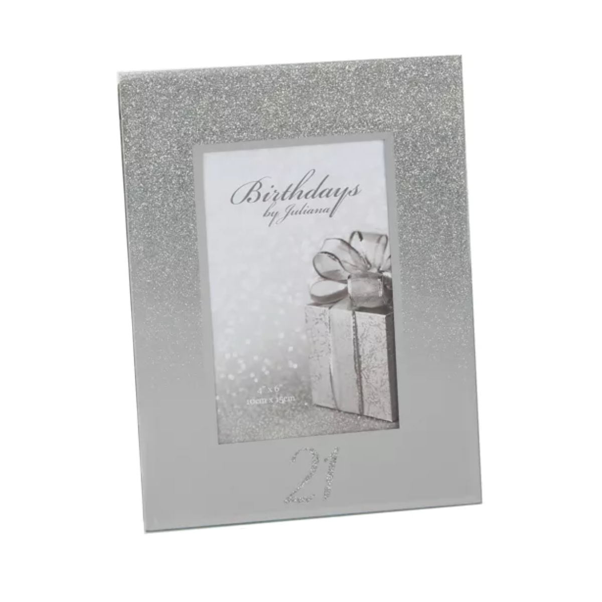 Age 21 Gift - Glitter Mirror Photo Frame