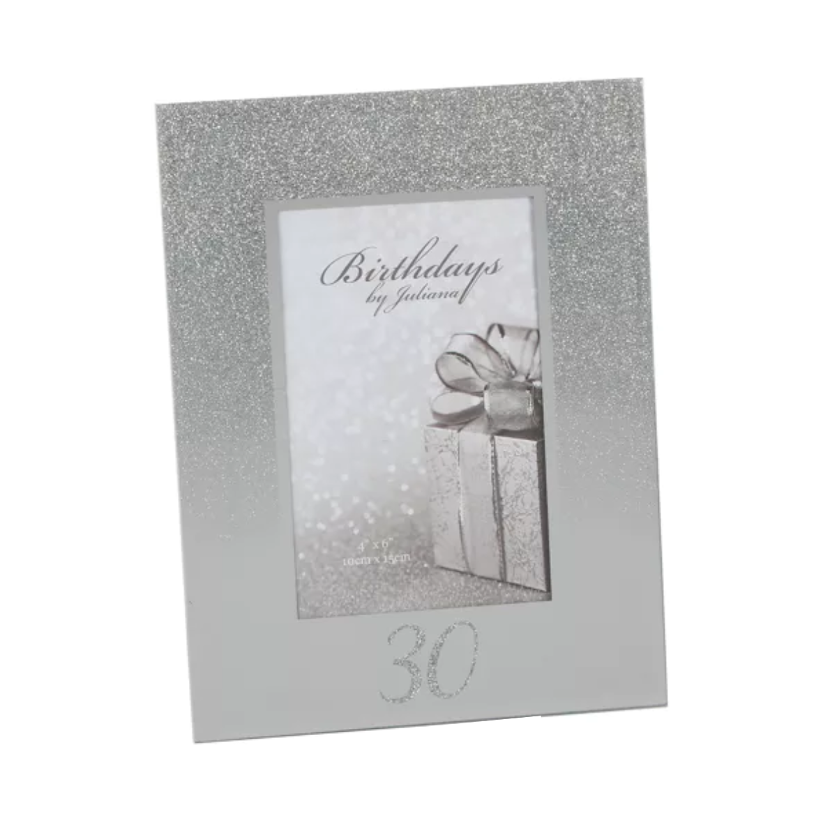 Age 30 Gift - Glitter Mirror Photo Frame