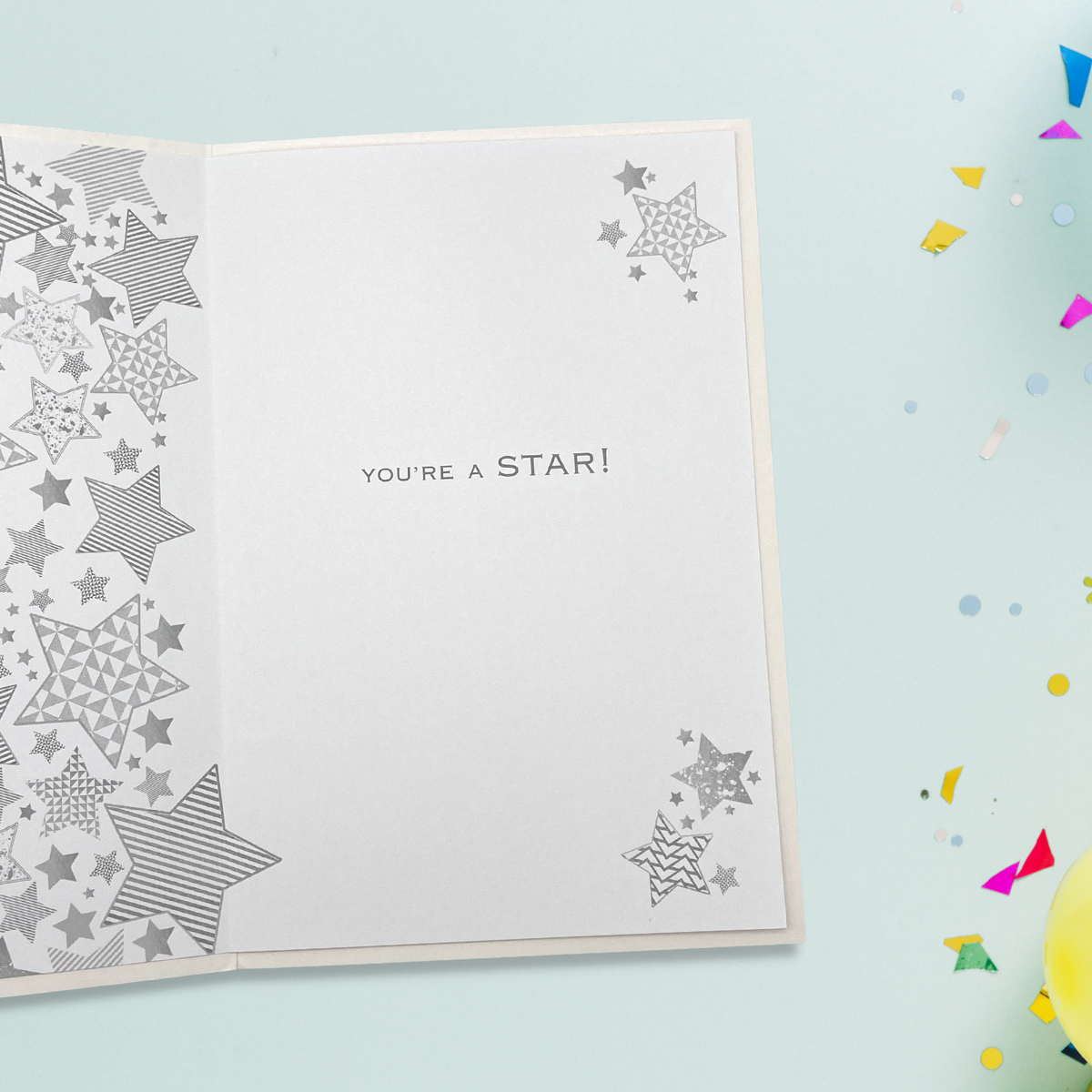 Congratulations Card - Gold Stars