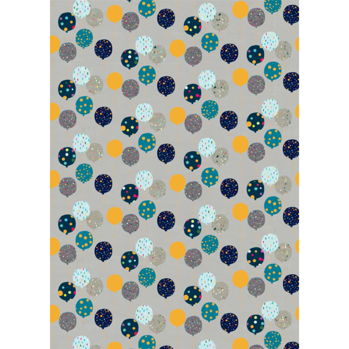 Giftwrap - Luxury Balloons Wrapping Paper