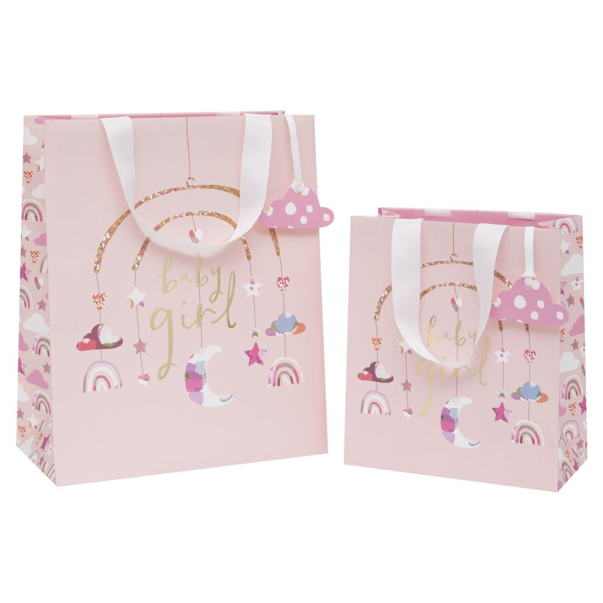 Gift Bag Large - Baby Girl Hanging Mobile