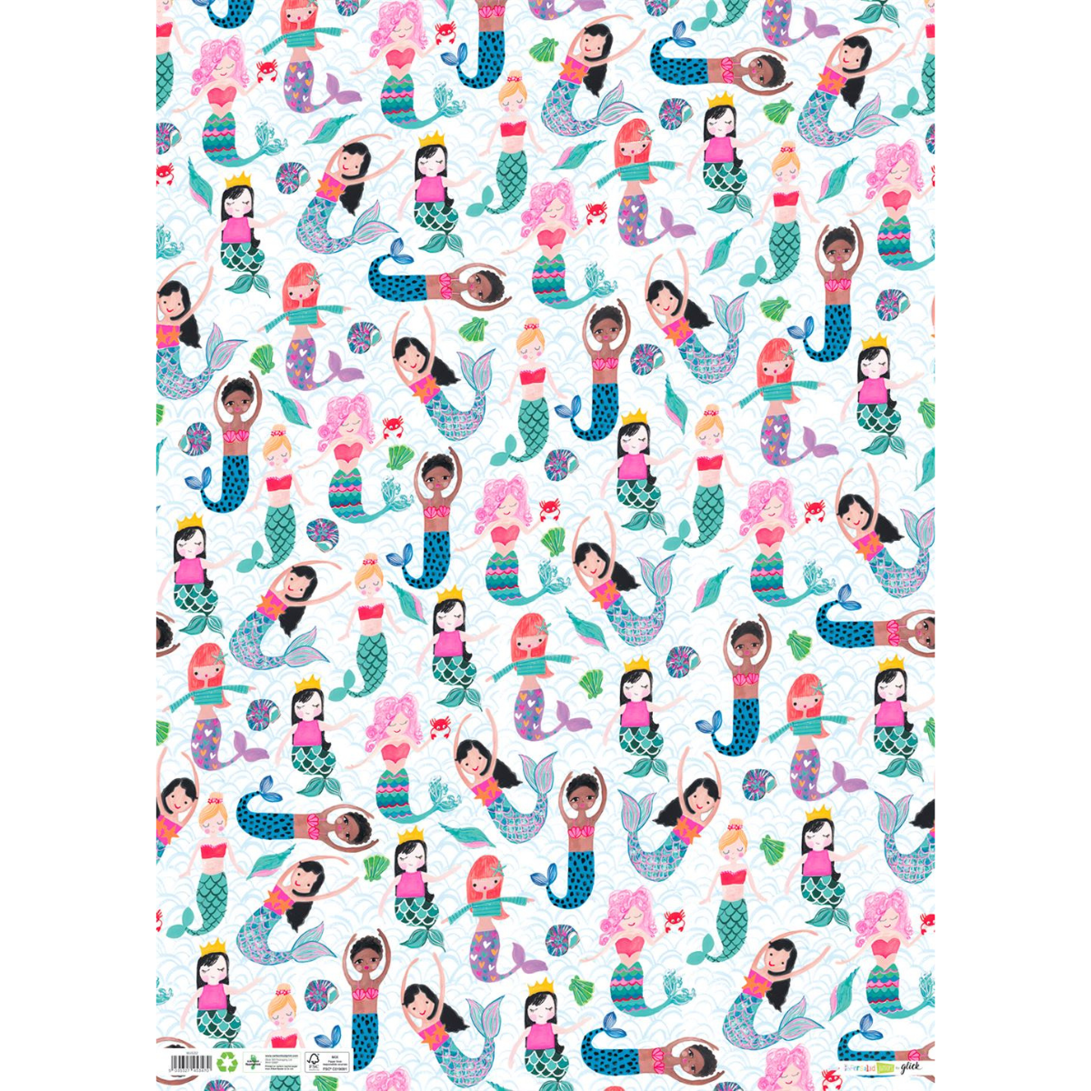 Giftwrap - Luxury Mermaids Wrapping Paper