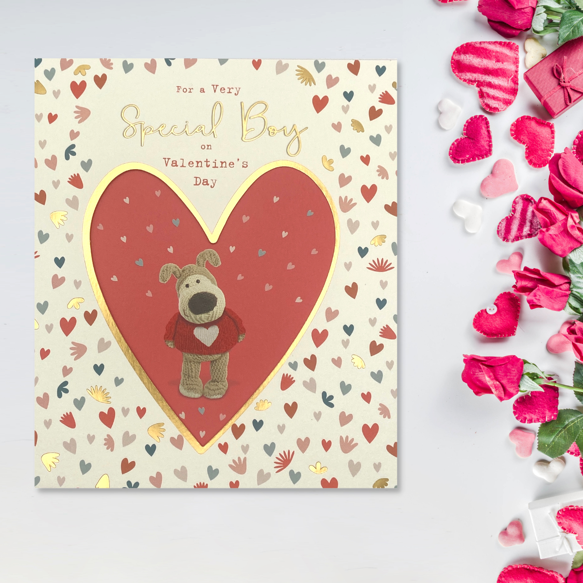 Special Boy Valentine's Day Card - Boofle Bear