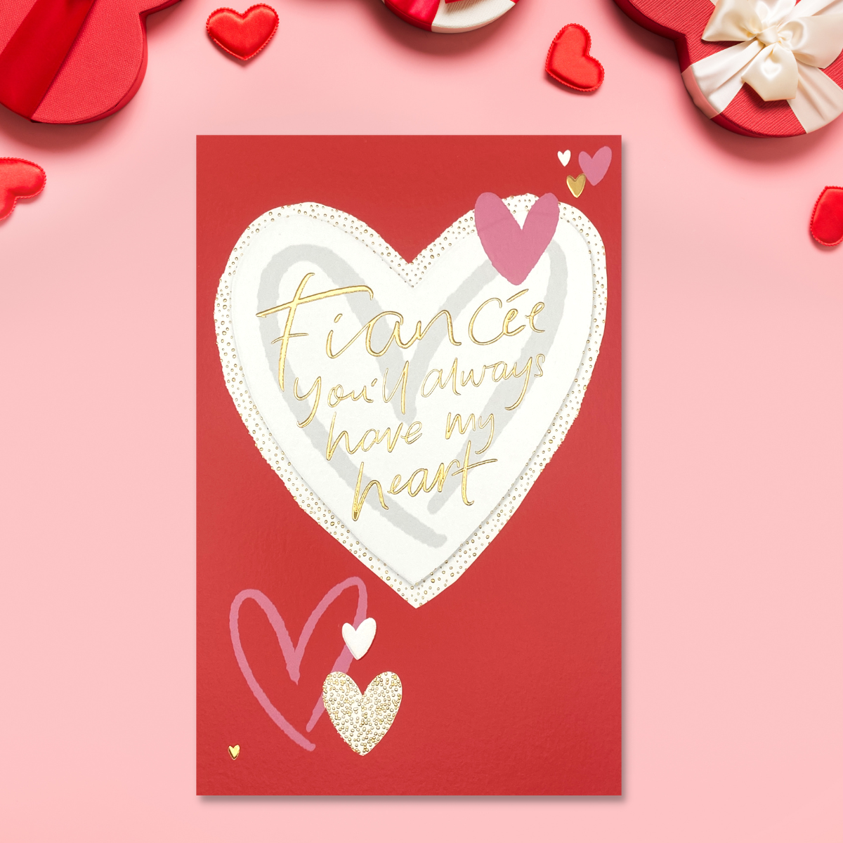 Fiancée Valentine's Day Card - You'll Always Have My Heart