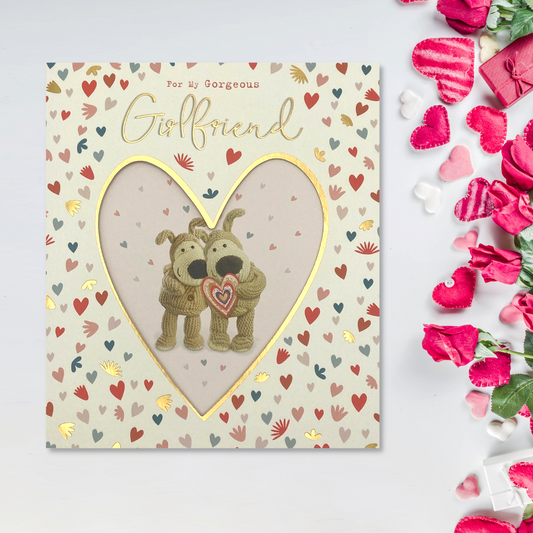 Girlfriend Valentine's Day Card - Boofle Bear